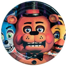 Load image into Gallery viewer, Five Nights at Freddy&#39;s Dessert Paper Plates