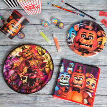 Load image into Gallery viewer, Five Nights at Freddy&#39;s 7&quot; Dessert Paper Plates, 8ct