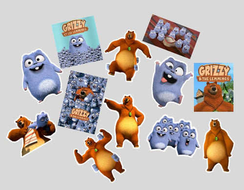 Grizzy and the Lemmings Stickers
