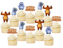 Load image into Gallery viewer, Grizzy and The Lemmings Cupcake Toppers, Party Supplies