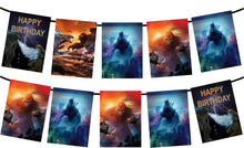 Load image into Gallery viewer, Godzilla vs. King Kong Birthday Banner