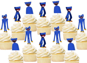 Huggy Wuggy Cupcake toppers