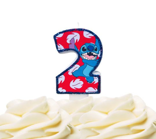 Lilo and Stitch Birthday Number Candle