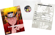 Load image into Gallery viewer, Naruto Birthday Party Invitations