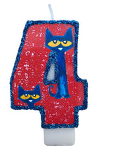 Load image into Gallery viewer, Pete the Cat Birthday Number Candle, Choose Age