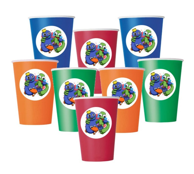 Building Block Theme Fun Express Block Party 9oz Paper Cups - 8 Piece D ...