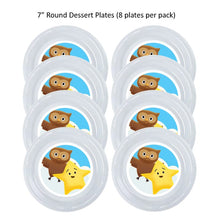 Load image into Gallery viewer, Super Simple Songs Clear Plastic Disposable Party Plates, 8pc per Pack, Choose Size