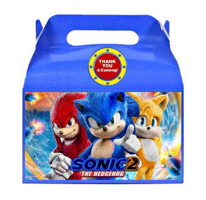 Sonic Party Favor Treat Boxes