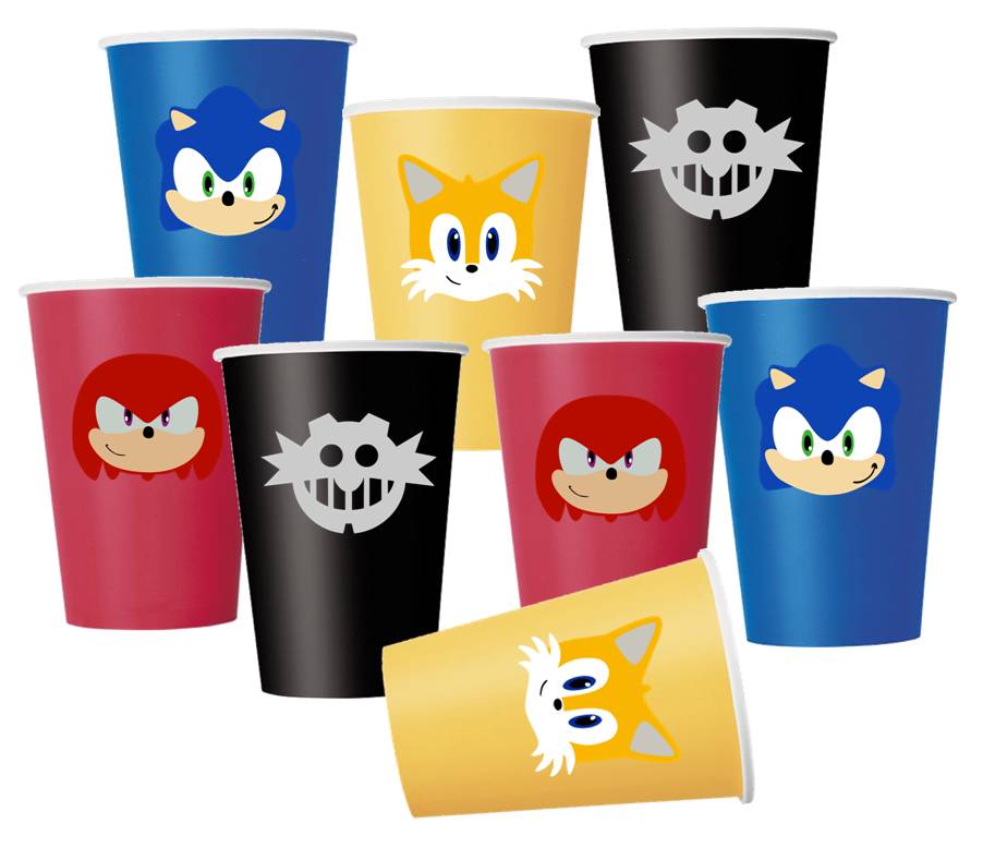 Sonic Party Cups