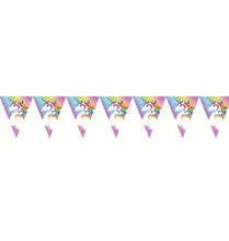 Load image into Gallery viewer, Rainbow Unicorn Party Supplies, Banner